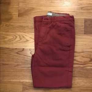 Crewcuts size 12 red pants